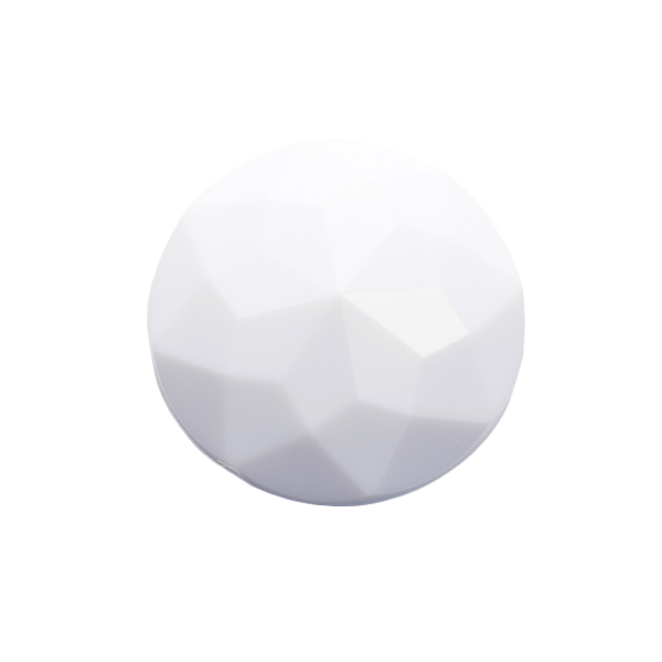 White Facet Dome Gift Box Closure