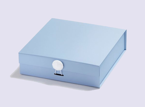White Facet Dome Gift Box Closure - Image 3