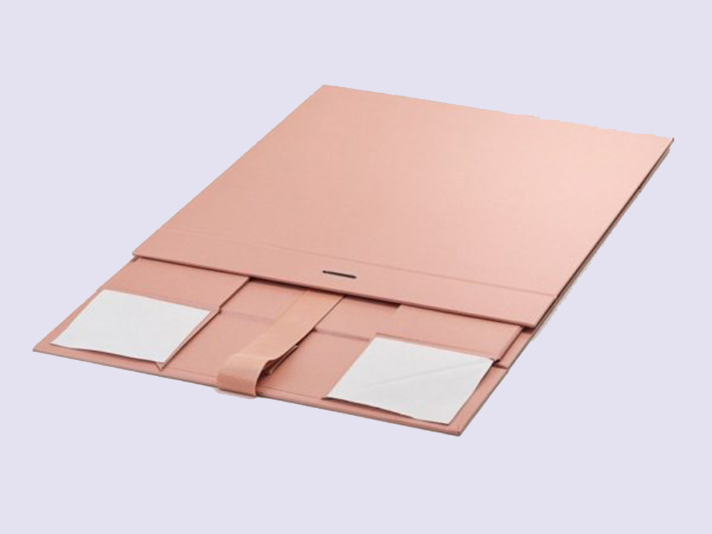Rose Gold Large Gift Boxes with changeable ribbon - Image 3