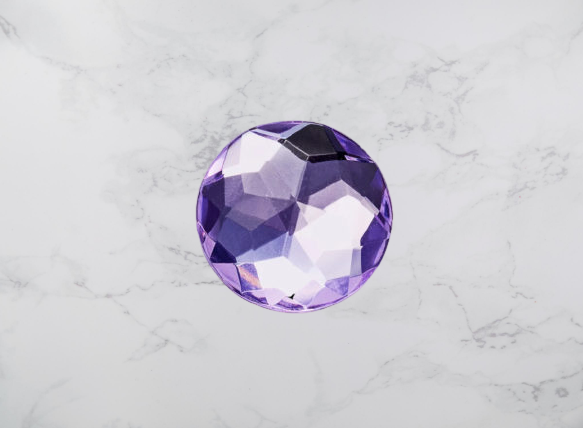 Purple Sapphire Gemstone Gift Box Closure - Image 4