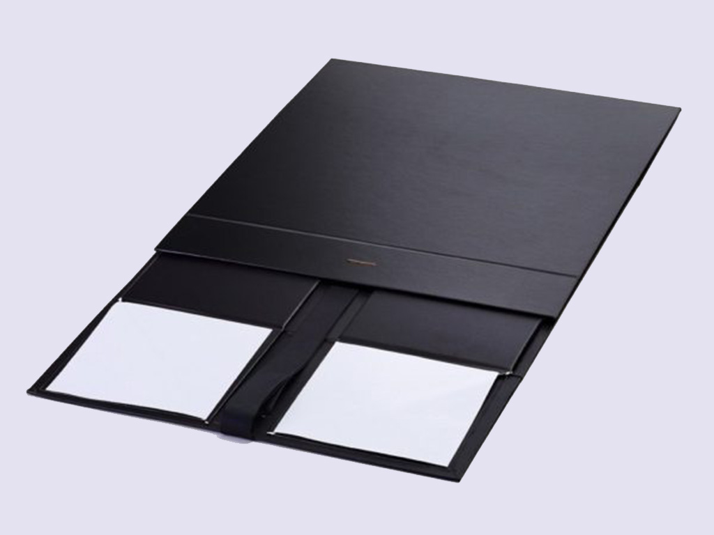 Black XL Deep Gift Boxes with changeable ribbon - Image 3